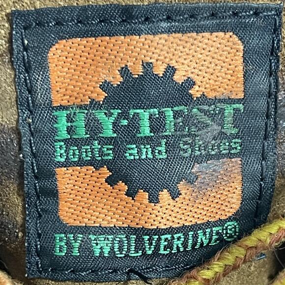 Hy-Test by Wolverine Work Boots Mens Size 11‎ Steel Toe Suede Safety Shoes - Picture 9 of 11